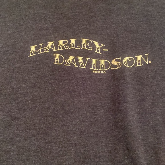 Woman’s Harley Tshirt with tattoo sleeves attached size X-Large - Picture 3 of 9